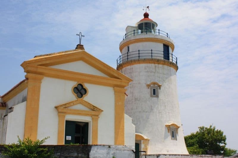Guia Fortress and lighthouse overlooking Macao Peninsula